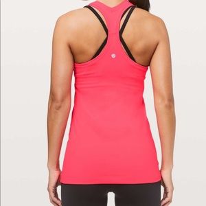 Lululemon Cool Racerback Size 4 in Electric Coral